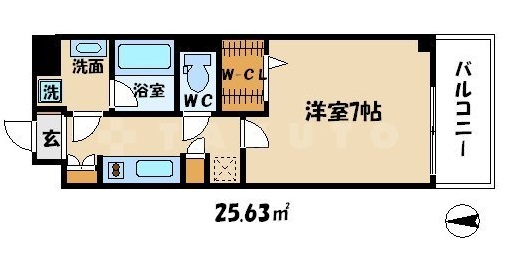 アーバネックス谷町IIの間取り写真