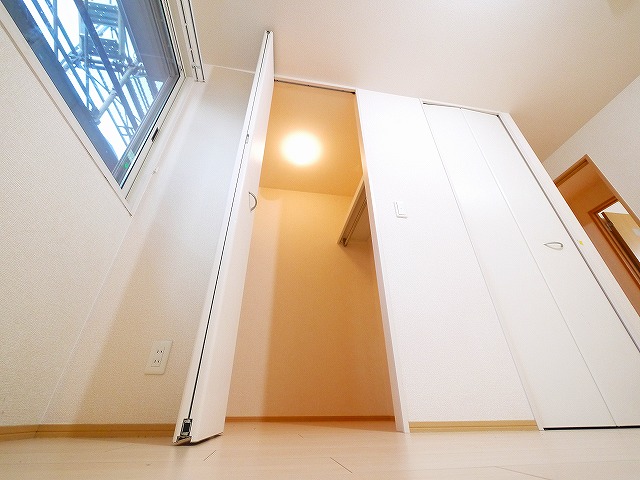 収納　たっぷりとした収納スペースです