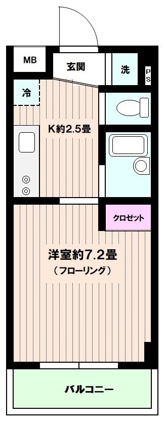 ハイホーム桐山の間取り写真