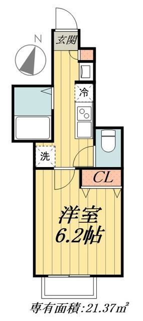 キャメル竹ノ塚IIIの間取り写真