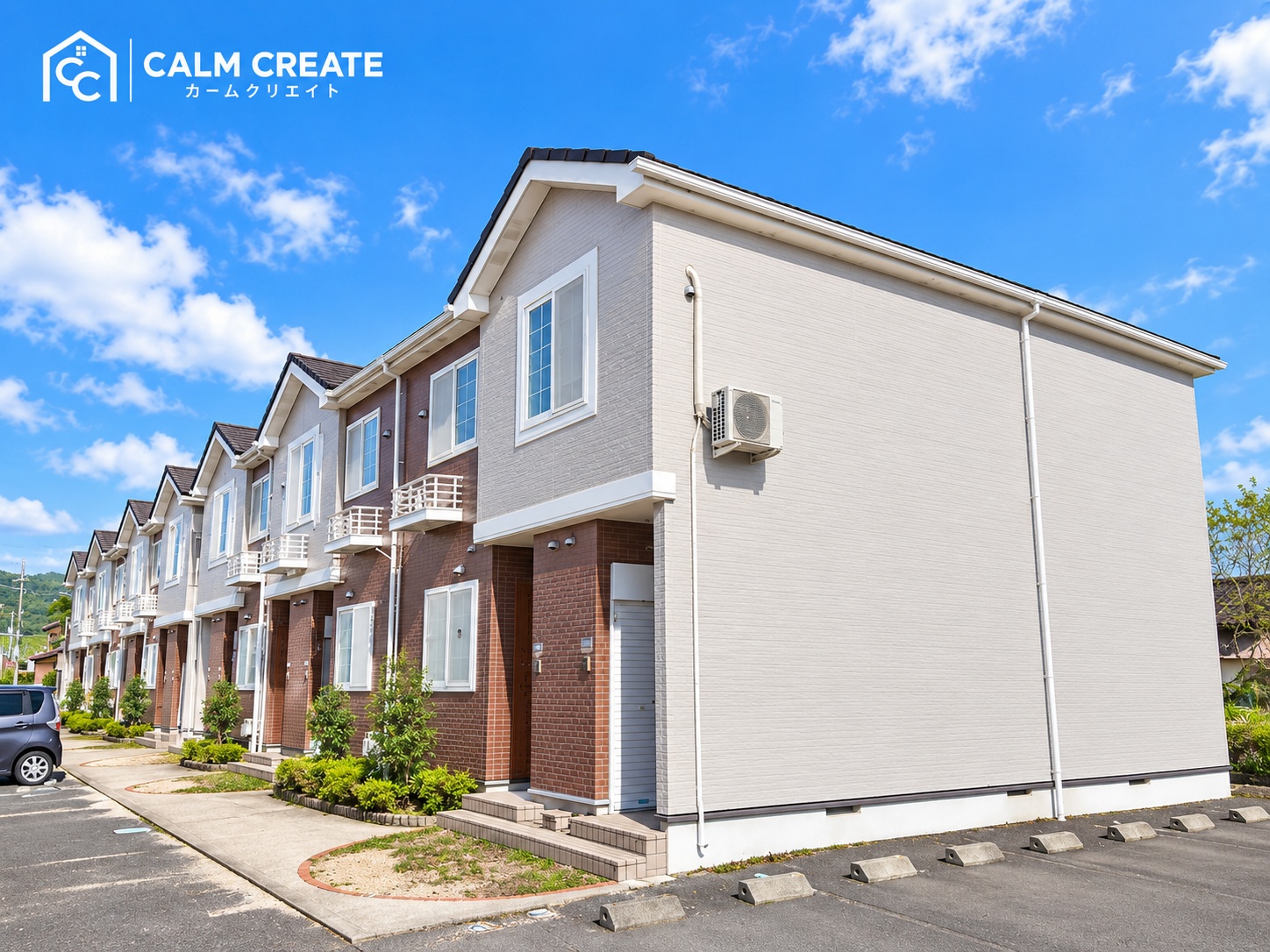 建物外観　即入居可能◎人気のカウンターキッチンうあ浴室乾燥機完備！