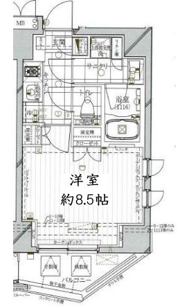 レガリス木場ステーションフロントの間取り写真