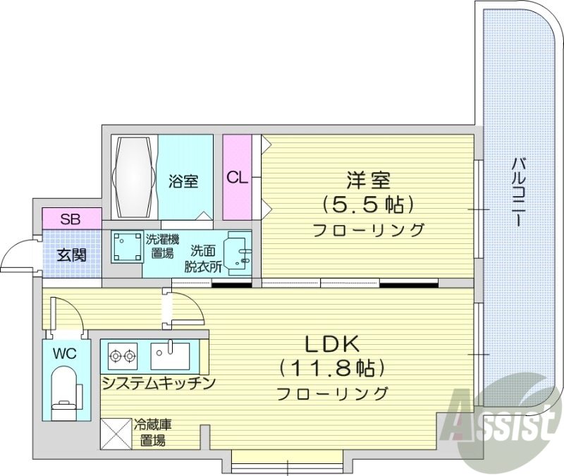 円山ガーデンヒルズの間取り写真