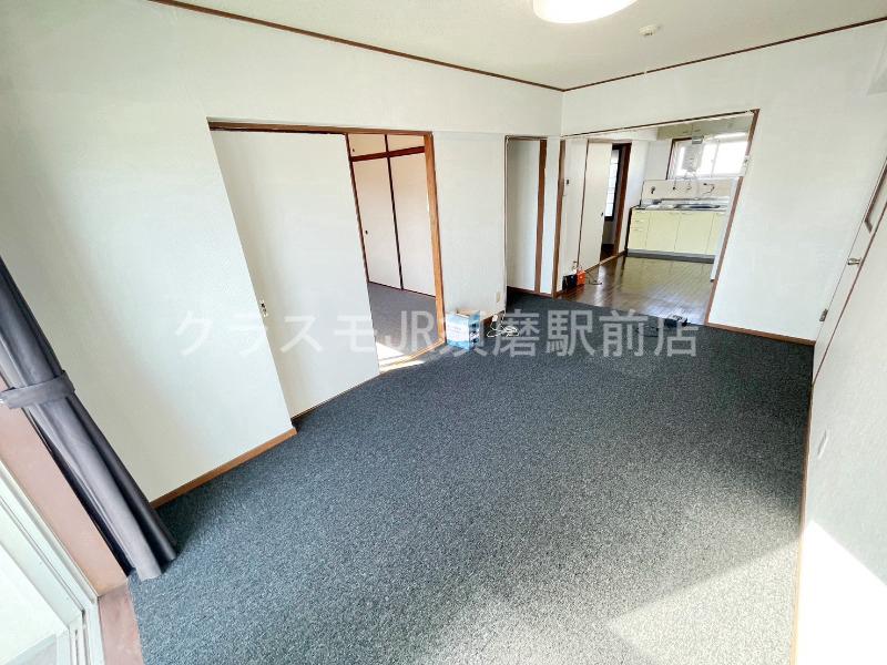 高倉台団地13号棟の居間写真