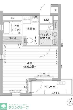 イースト6ハイツの間取り写真