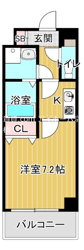 ラクラス高殿の間取り写真
