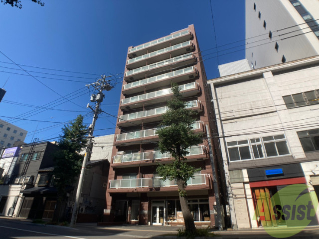 建物外観　札幌市中央区南３条西「シティアヴェニュー南３条」