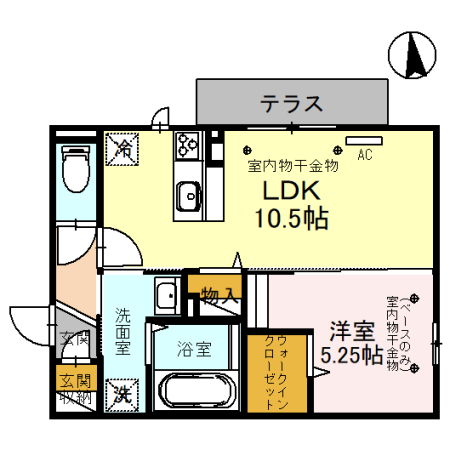 プラニダーナの間取り