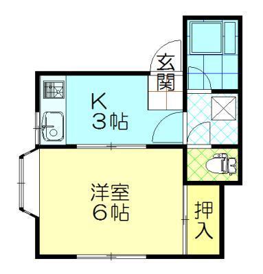 新生ハイツの間取り