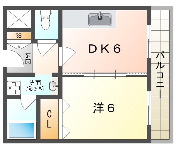 ドムール四條畷の間取り