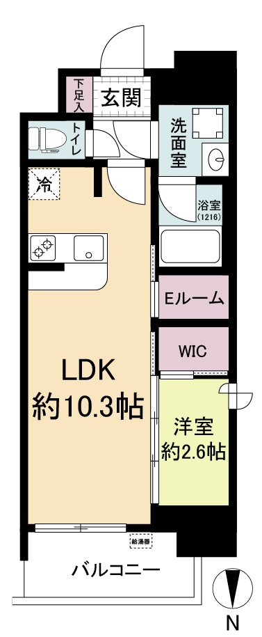 セレニテフラン本町の間取り