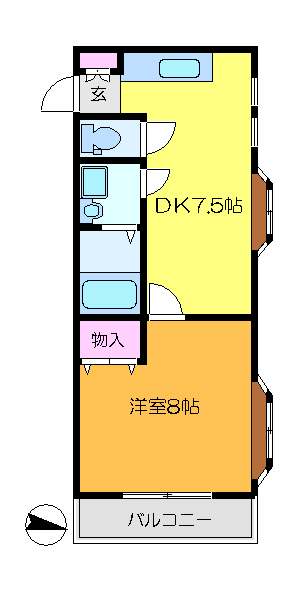 ブルーウェーブの間取り