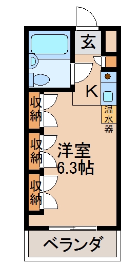 ライズワン和歌山Stの間取り