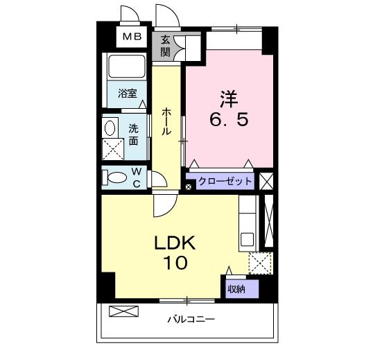 明石市大久保町八木のマンションの間取り