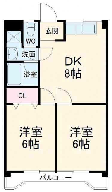 鳴神ビルの間取り