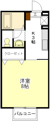 ぱすてるの間取り