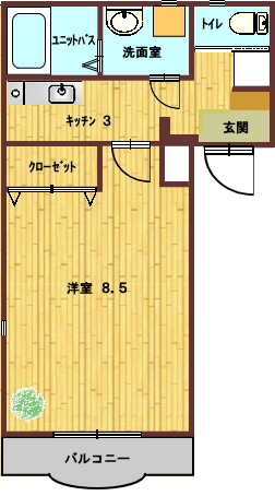 アートサイド21の間取り