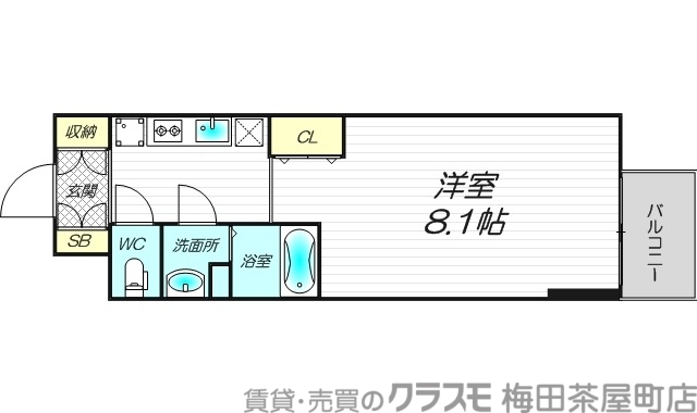 Dimus北浜の間取り