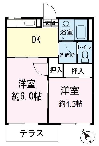 サンハイツの間取り