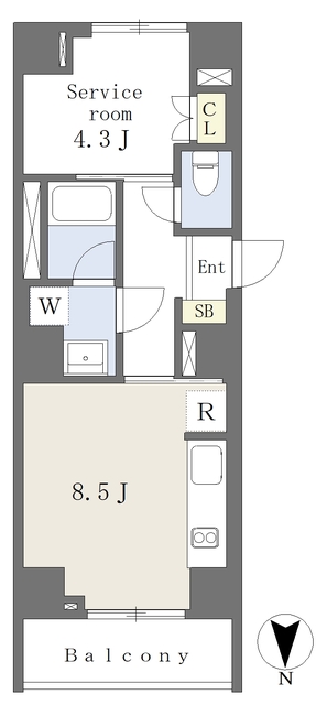 ＳＡＫＵＲＡＦＩＲＳＴIIの間取り