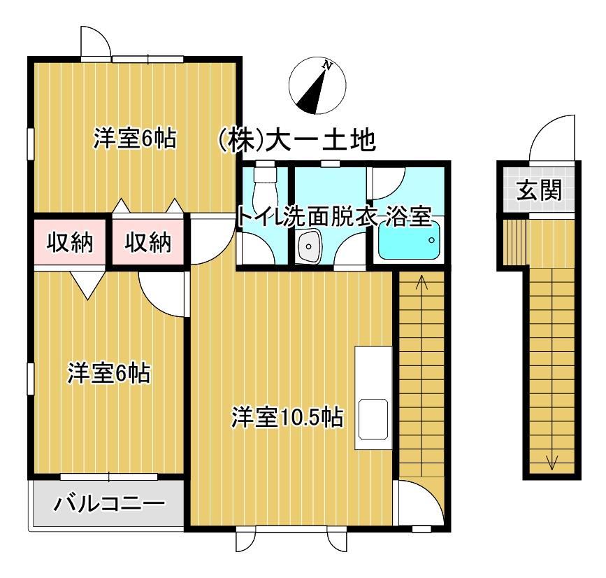 メゾンセイコーIIの間取り