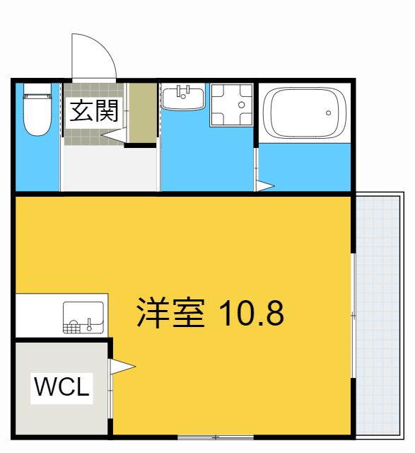 碧南市善明町のマンションの間取り