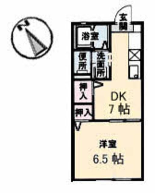 アブニール宮島口　Ｂ棟の間取り