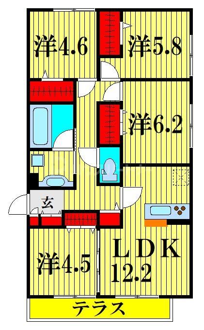 アベニールの間取り