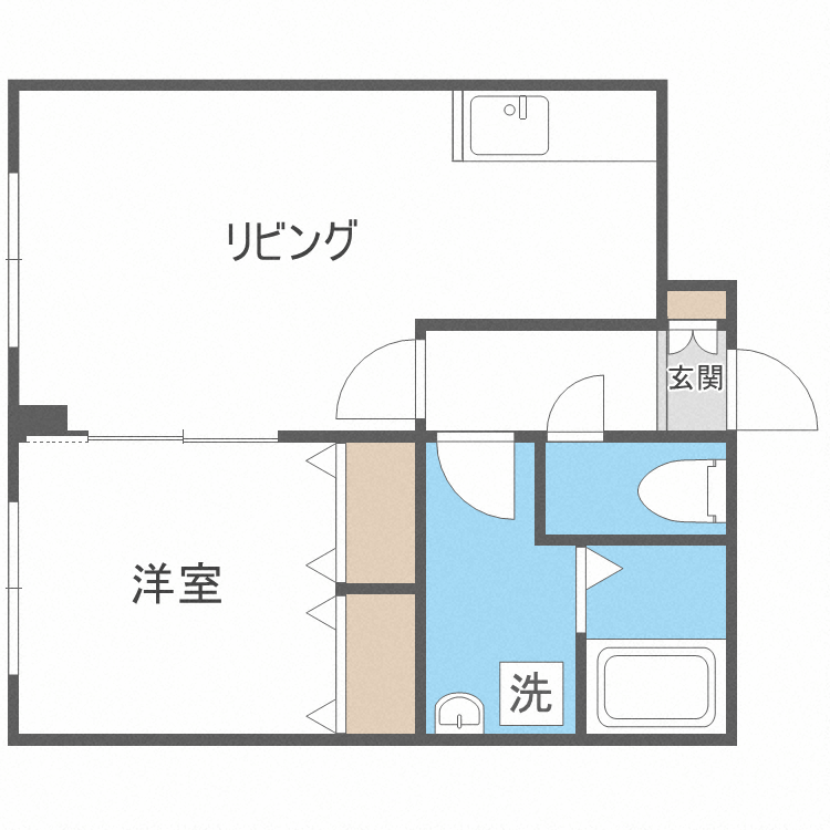 ビバリーパレットの間取り