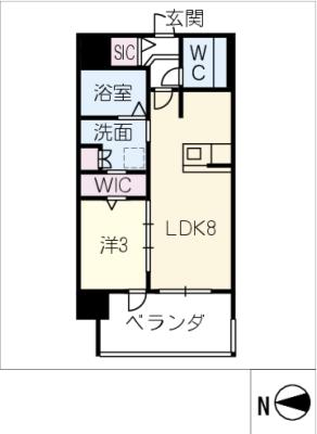 【サンパーク上前津　IIの間取り】