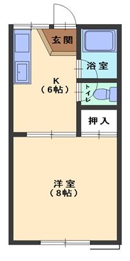 【大内コーポの間取り】