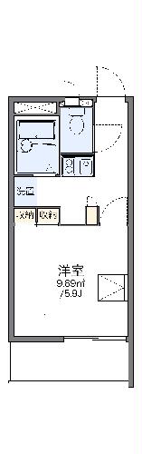 レオパレスエル２００１の間取り