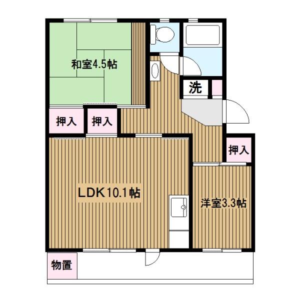 藤沢西部の間取り