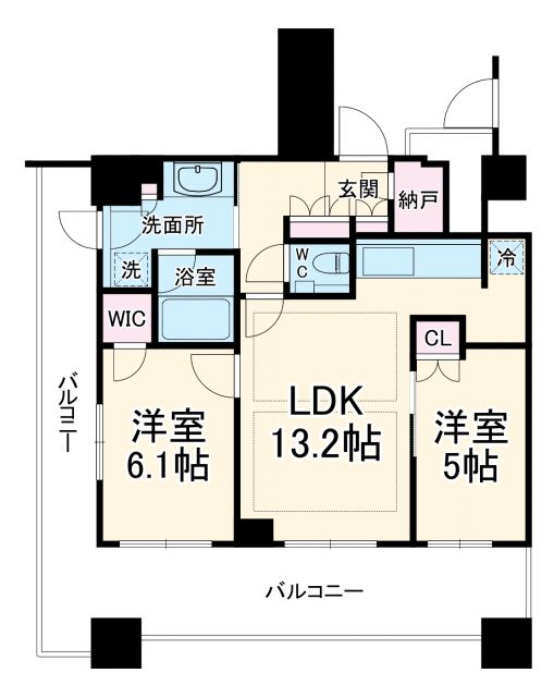 さいたま市南区別所のマンションの間取り