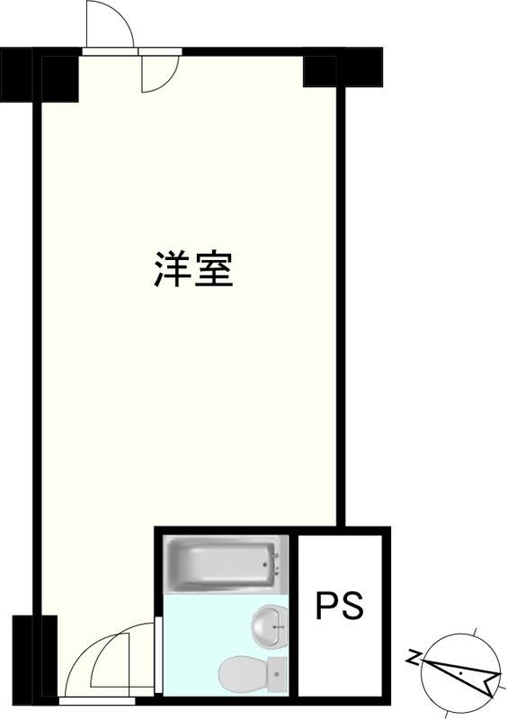 千代田区二番町のマンションの間取り