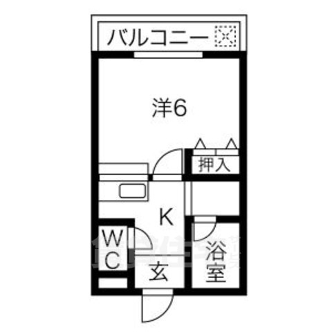 アビーロード北白川の間取り