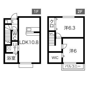 アズグレイスVの間取り