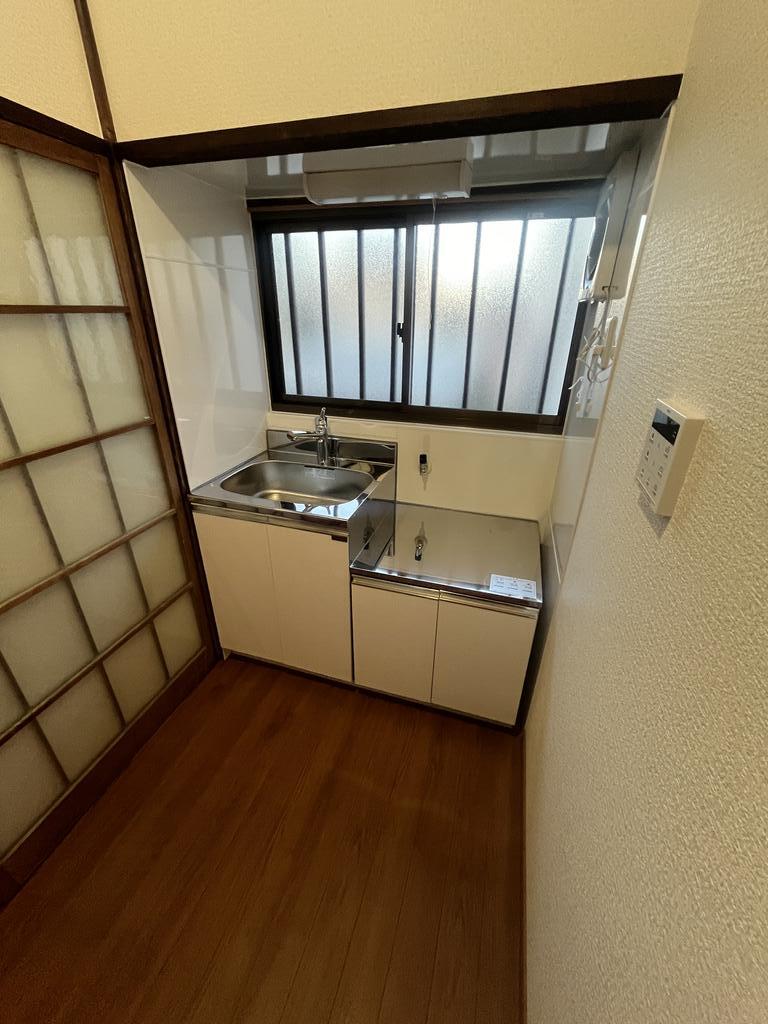 キッチン　ガスコンロ設置可