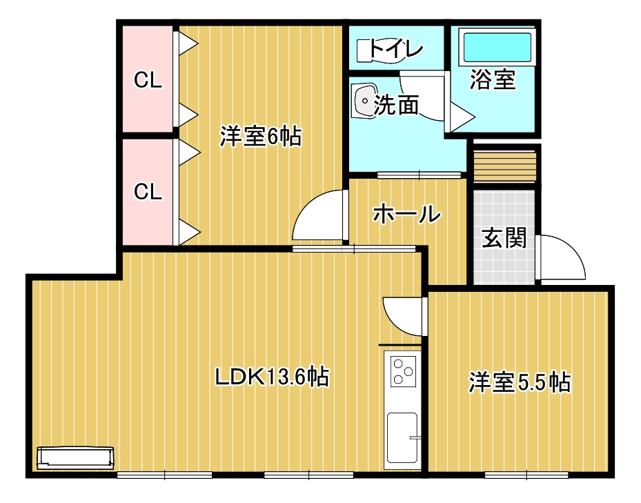 ラフォーレ雅の間取り