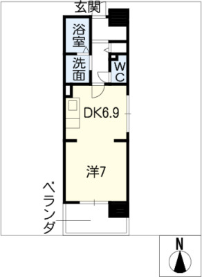 アーバンドエル八事石坂の間取り