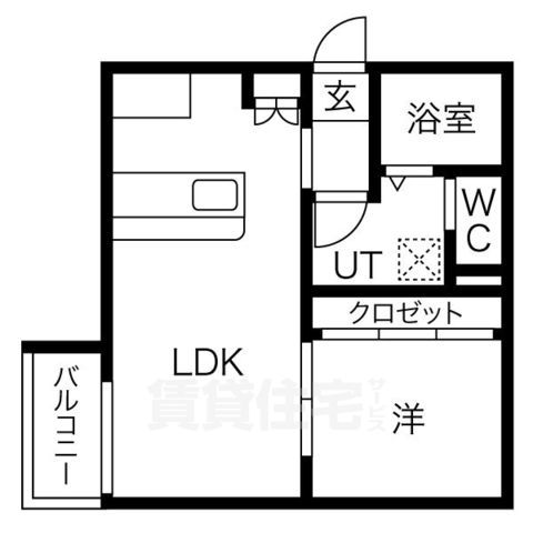 名古屋市熱田区一番のアパートの間取り