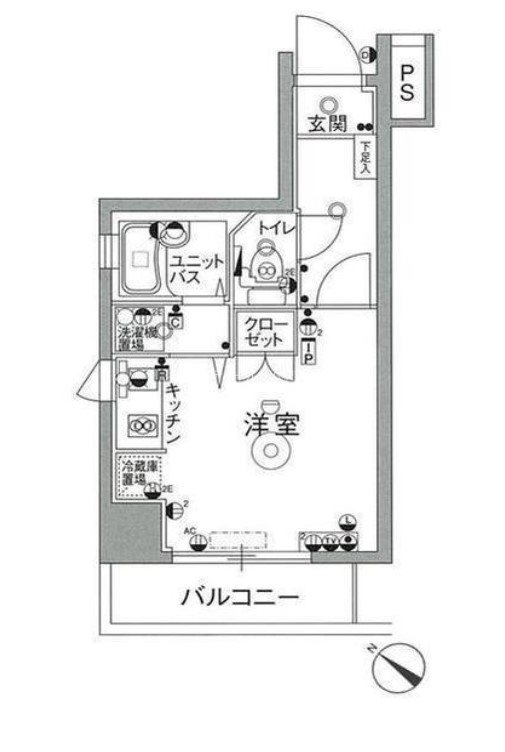 スカイコート東大前壱番館の間取り