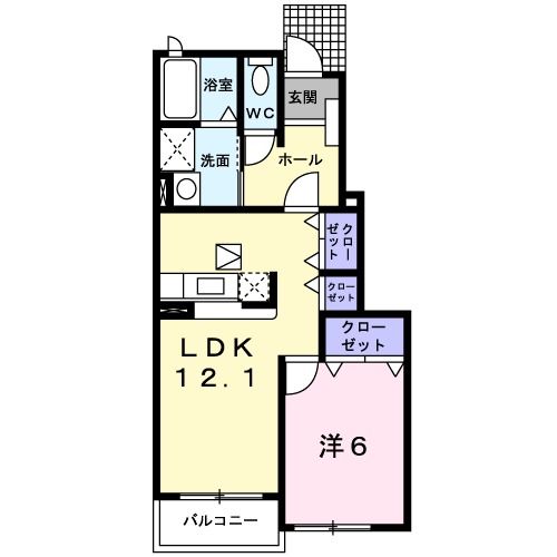 ヴィエルジュの間取り