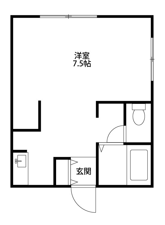 カーサ栗の木の間取り