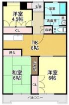 上尾市大字小敷谷のマンションの間取り