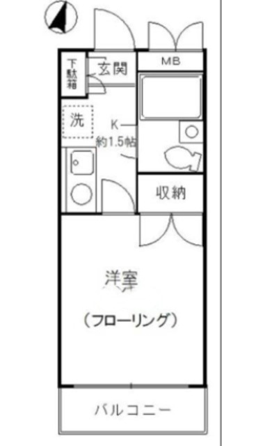 エクセレント中井の間取り