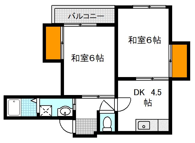 広島市中区舟入中町のマンションの間取り