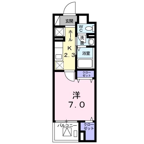 アンジェロ　フェリーチェの間取り