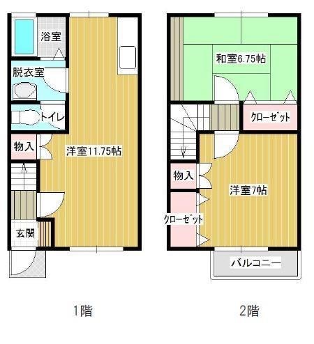 メゾンカネセンBの間取り