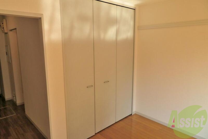 収納　大きめのクローゼット収納がございますので安心ですね。